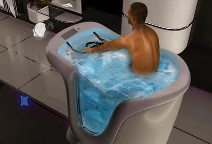 دراجة فيت ويت النفاثة مزيج من درّاجة وحوض ساخن